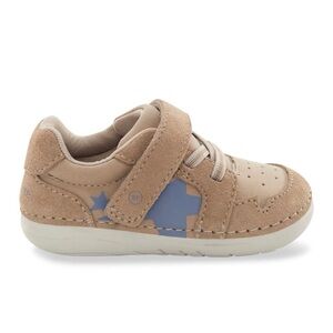 STRIDE RITE Waverly | Walnut Tan and Blue Baby Shoes - Size 5